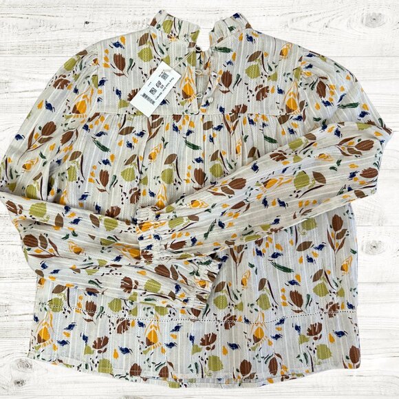 NWT Basin and Range Women's Large Floral Yoke Shirt Tulip XS Fall - Picture 3 of 3